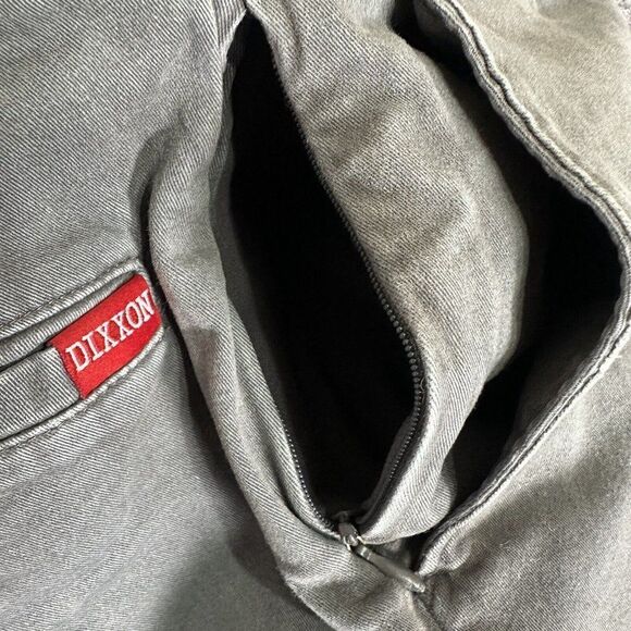 Dixxon Chino Pants Mens 30x30 Grey D-Flexx Workwear Straight Leg Low Rise Adult - Picture 4 of 9